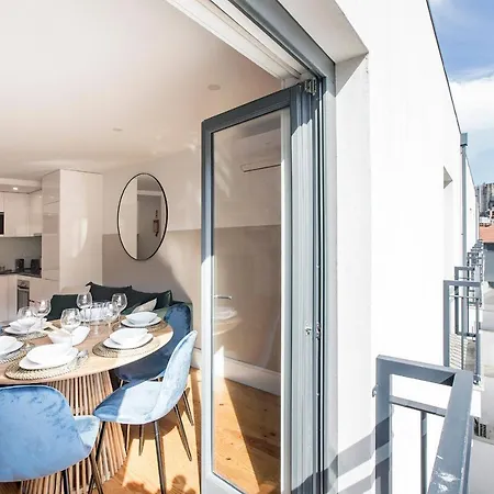 Bright 3br Flat W/ Ac In Center By Lovelystay Apartment Porto